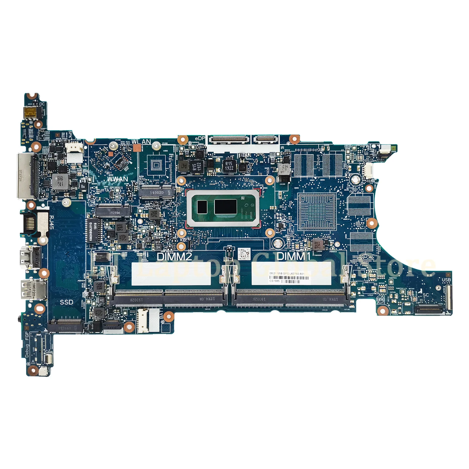 Imagem -02 - Placa-mãe Portátil para hp 840 850 g6 L62757601 L62760-601 L62759-601 Notebook Mainboard i5 i7 8th Gen 6050a3022501