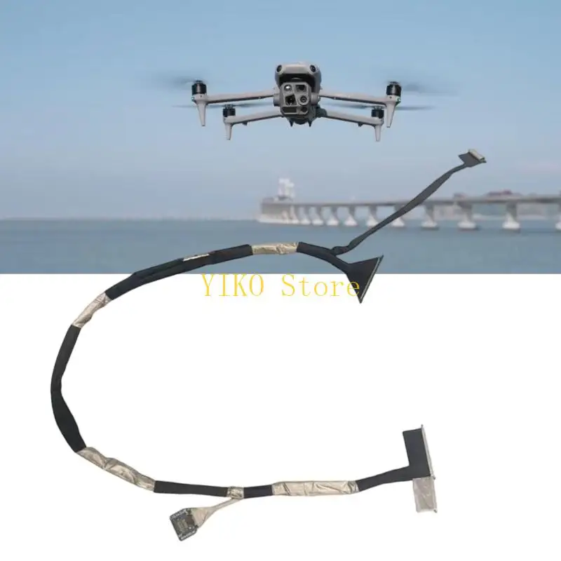 K32C Equipment Repair Cable Assembly, 30cm Line with Flexible Body and Covered End Sections, 1 Piece Service Replacement Wire