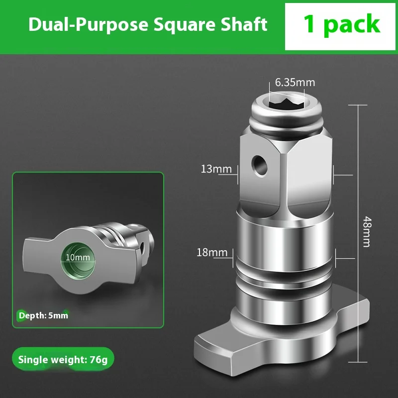 Electric Impact Wrench Adapter Parkside Multifunctional Square T-shaft Brushless Shaft Tool Sets Power Dremel Drills Accessories view 6