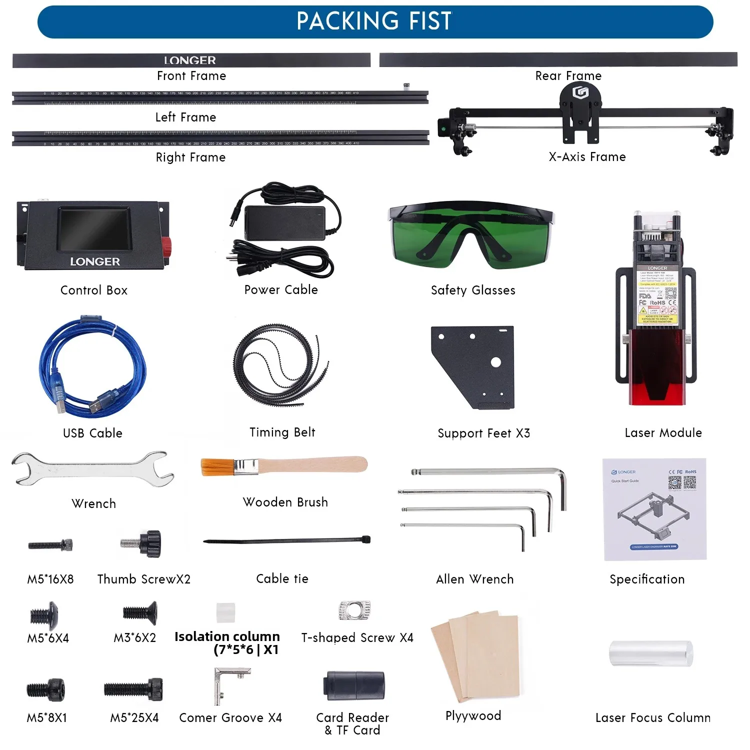 RAY5 Incisore Laser Taglierina Macchina Per Incidere Da Taglio 10W Aree di Lavoro 400x400mm Wifi FAI DA TE Halloween e Regali Di Natale Strumenti CNC