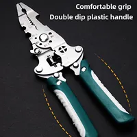 18 In1 Foldable Wire Stripper Multifunctional Plier With Crimper Cutter Shearing Screw Gripping For Electric Cable Portable Tool 6