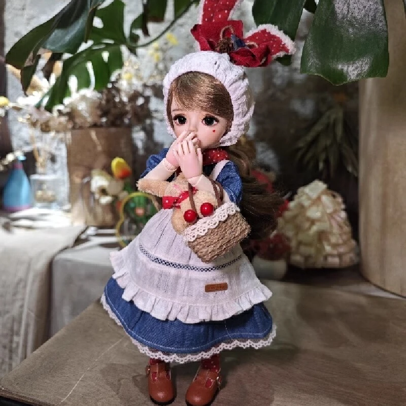 Oryginalna BJD Doris 30cm/6mm Księżniczka Symulacja SD Lalka Zabawka Figurka Akcji Zestaw do Makijażu Personalizowana Dziewczyna Prezent Prezent na Boże Narodzenie