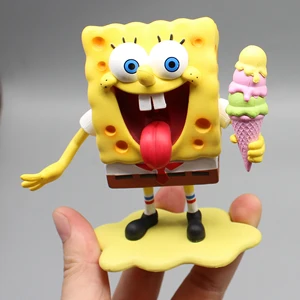 Anime Bob Esponja Calça Quadrada Action Figure, Estátua Modelo Coleção, Brinquedos Presentes para Crianças 10 principais vendas bob esponja pants - №2