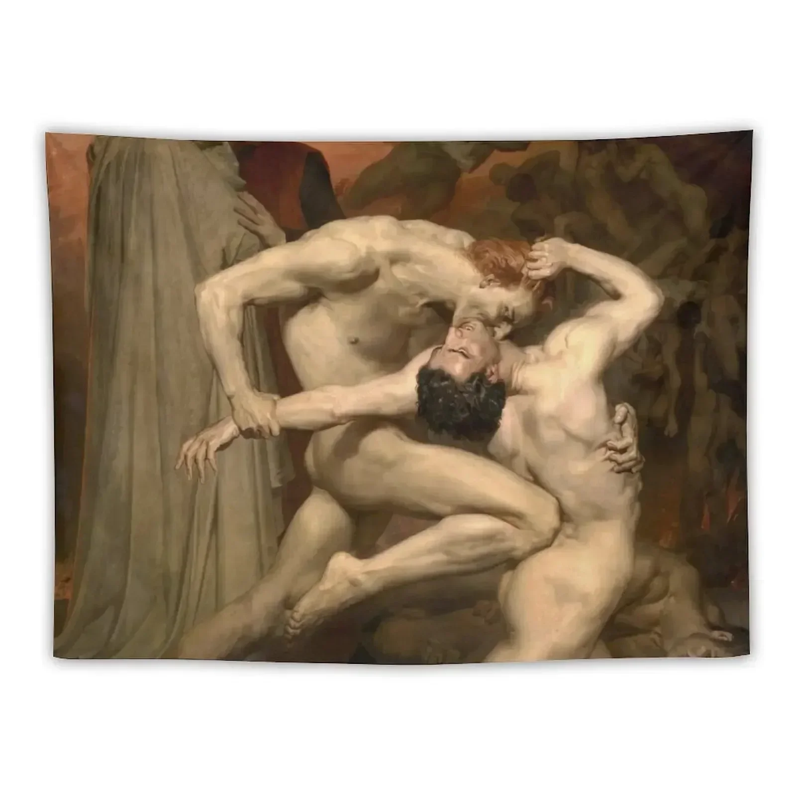 DANTE AND VIRGIL - WILLIAM-ADOLPHE BOUGUEREAU Tapestry Home And Comfort Decor Bedrooms Decor Tapestry