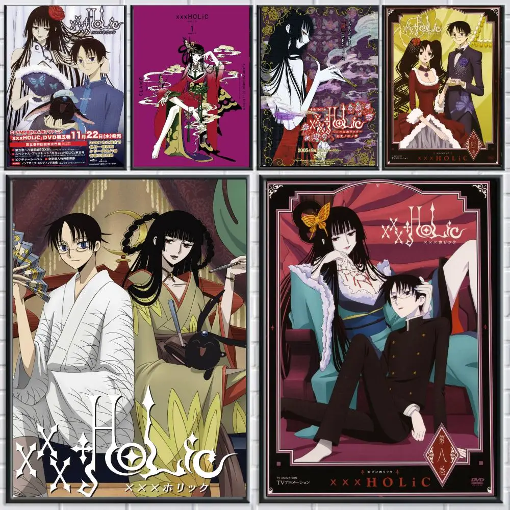 anime X-xxxHOLiC-C Poster Peel and Stick Wall Art for Cafe Office Bar and Home Decoration