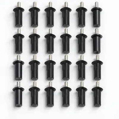 50pcs Shutter Repair Pins Durable Plastic Iron Material Window Replacement Parts Tools For Indoor Blinds Fixing Hardware