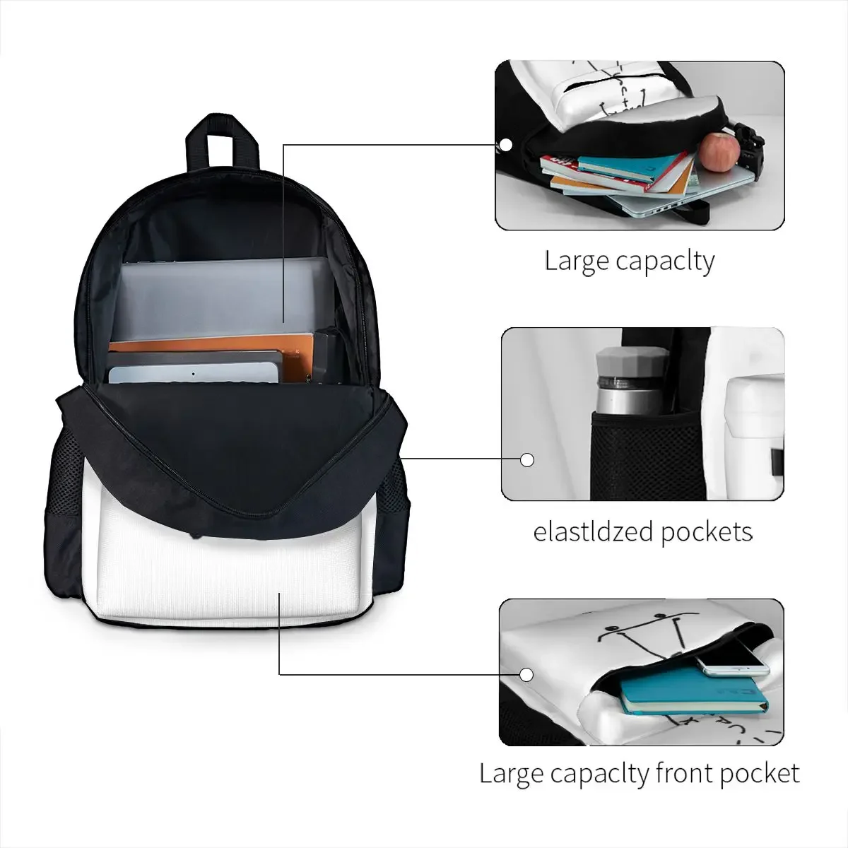 Mochilas Jack Skateboarding, mochila para niños y niñas, mochilas escolares para estudiantes, mochila para niños de dibujos animados, mochila para ordenador portátil, bolso de hombro