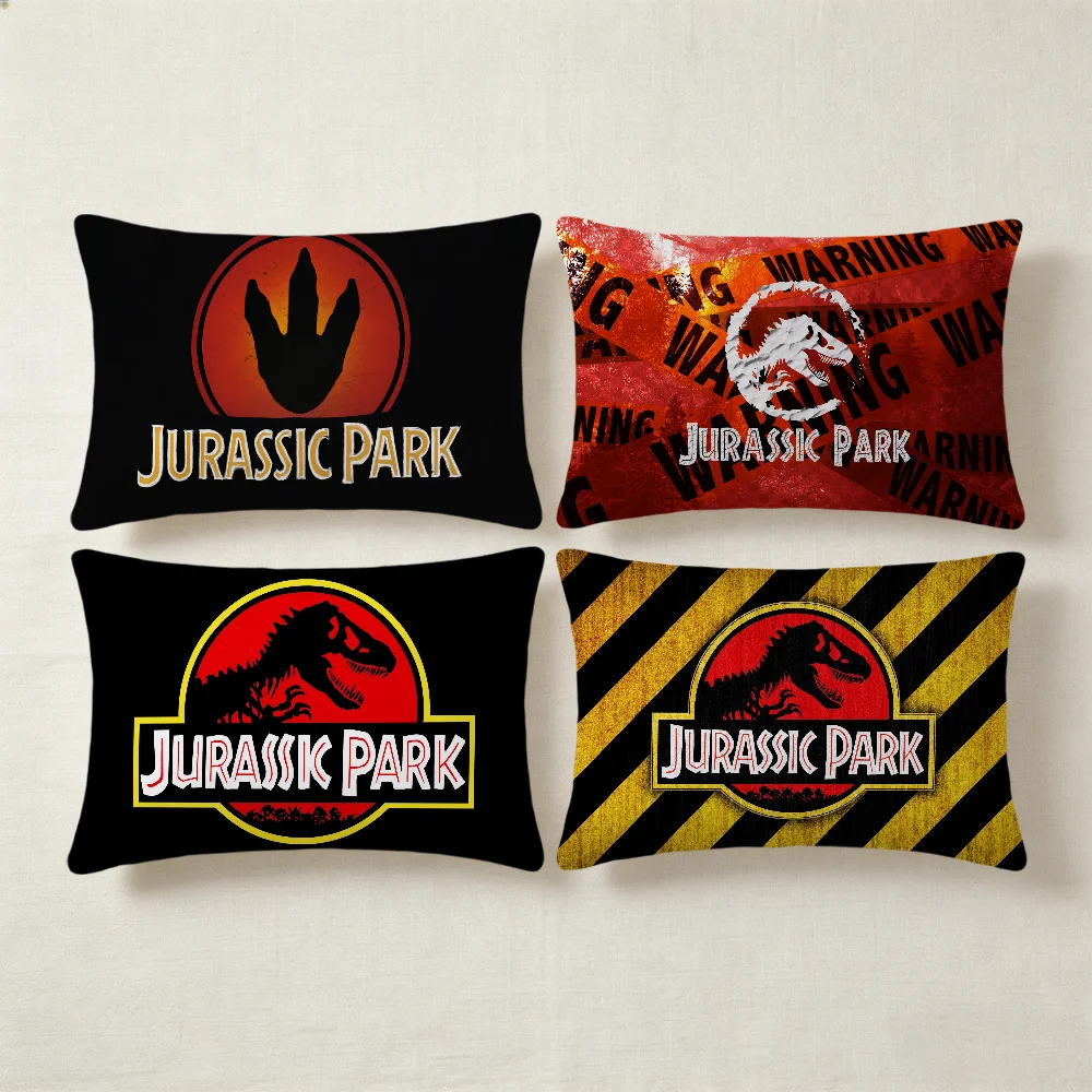 J-JurassicS Film P-ParkS cushion cover Rectangle Pillow Cover Home Sofa living Room Dorm bedside hogar Pillowcase party gift