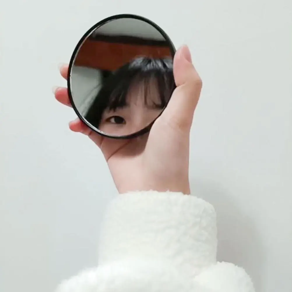 5Pcs 10x Magnifying Mirror Suction Cup Clear Reflection Eyebrows False Eyelashes Travel Business Gift