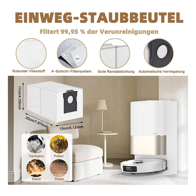 

A74G-Universal Vacuum Replacement Parts For Dreame X40 Ultra, Pro, Ultra Complete, MOVA P50, S30 Pro Ultra, RLS83HE