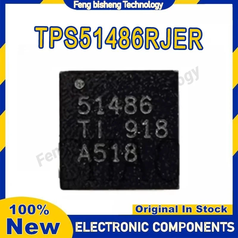 

TPS51486RJER TPS51486 Screen Print 51486 QFN Power Management Chip IC