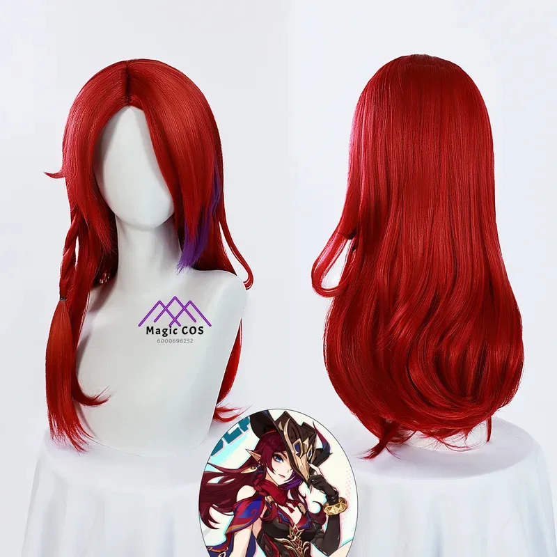 Chasca High Quality Cosplay Anime Costume Genshin Impact Game Hot Sale Cosplay Uniform Wig Accessories for Comic Con Coser Party