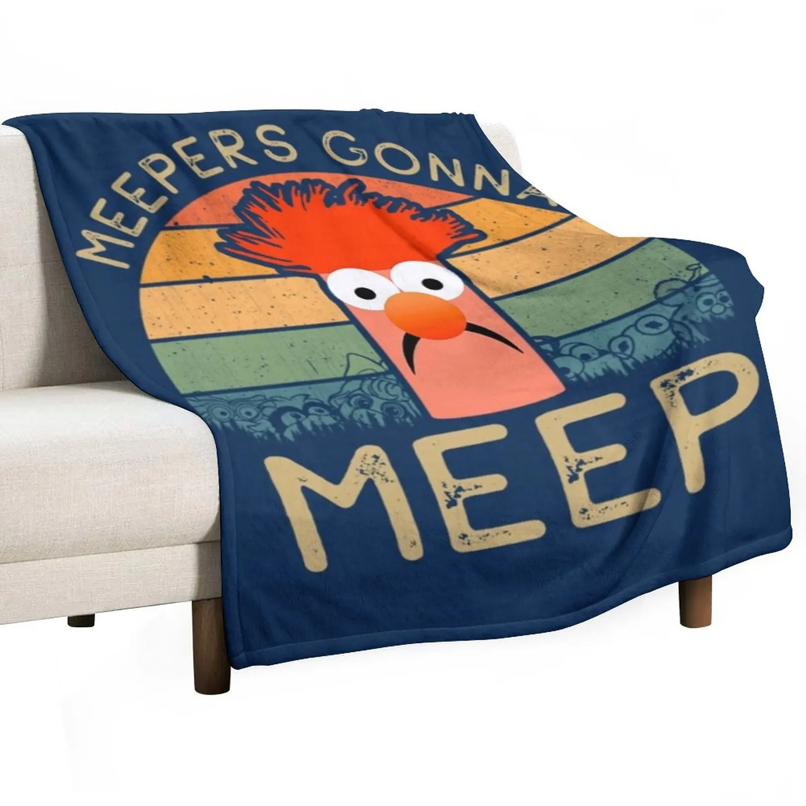 Meepers Gonna Meep T-ShirtMeepers Gonna Meep Throw Blanket Camping Decorative Throw for winter Sofa Quilt for sofa Blankets