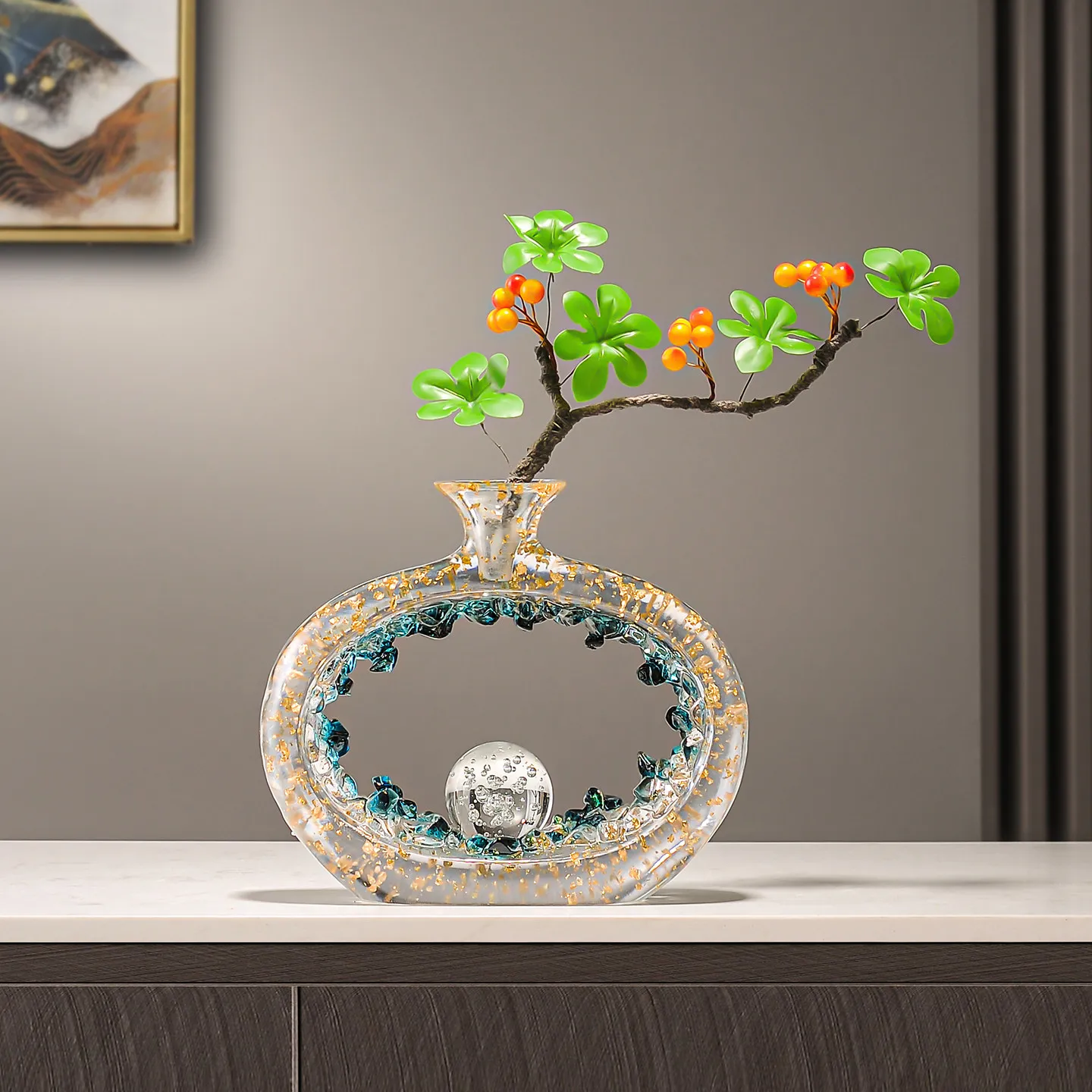 Creative Luxury Vase Modern Minimalist Decorative Art Unique Figures For Home Living Room Bedroom TV Cabinet Wine Cabinet Gift