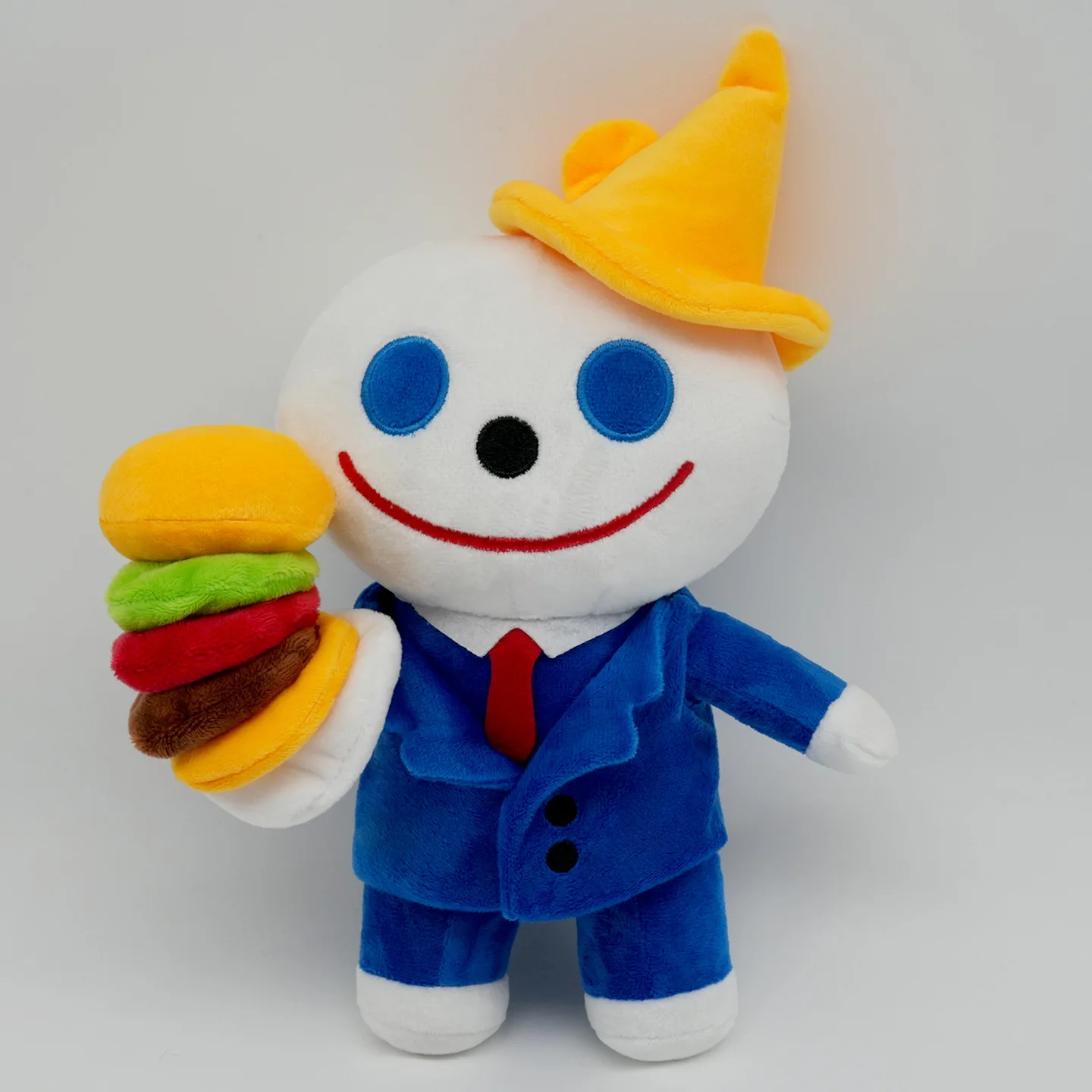 New 30cm Jack-in-the-Box Plushie Toys Cute Soft Stuffed Anime Snowman Burger Pillow Dolls For Kid Birthday Christmas Gift