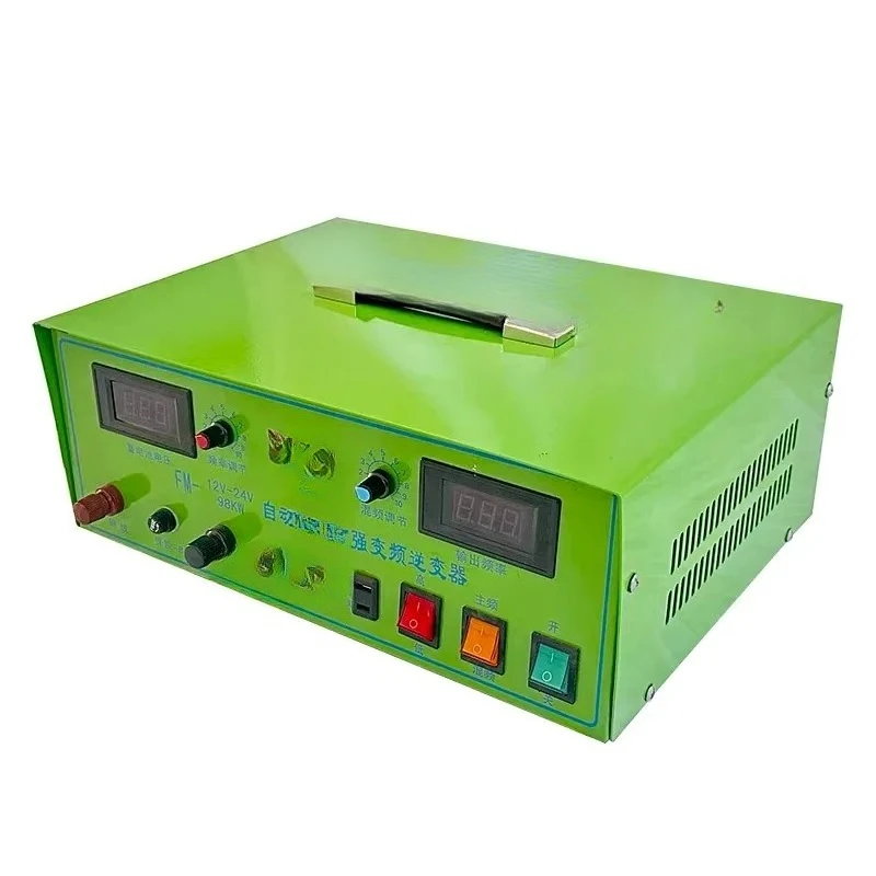 Smart High-Power Inverter 12V/24V DC-AC Converter Large Battery Boost for Solar Automotive Systems