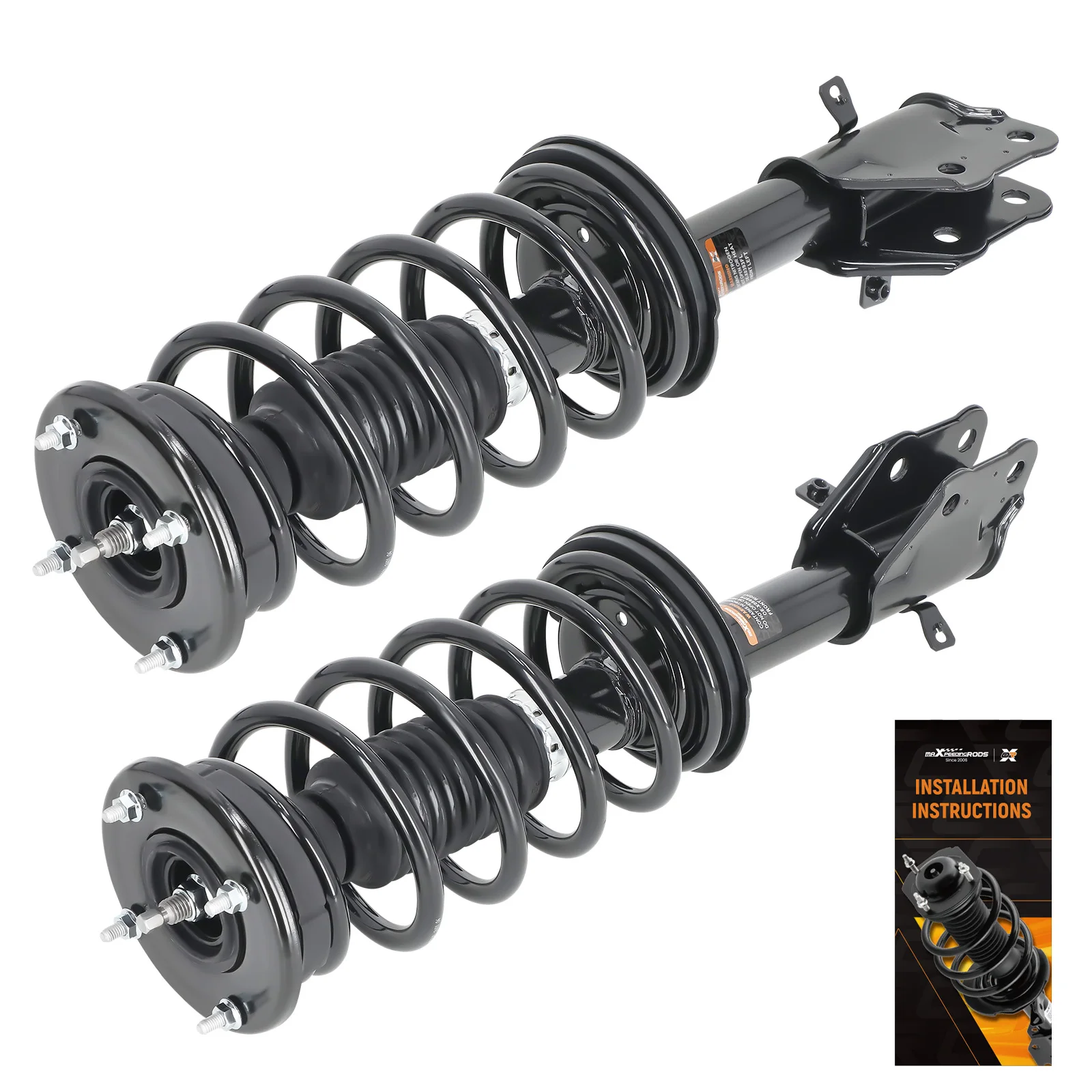 

MaXpeedingrods New Front Struts Absorb Shock Coil Springs Suspension for Ford Edge Lincoln MKX 2007-2010 FWD STREET Use