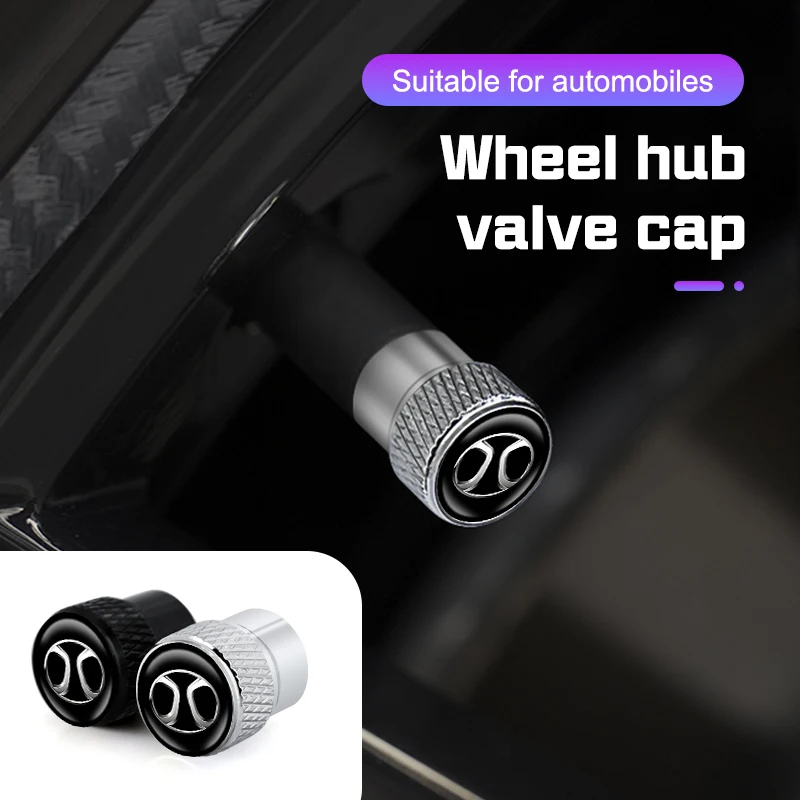 

4Pcs Car Wheel Tire Valve Caps Tyre Stem Covers For BAIC Senova X25 X35 X55 X65 Beijing BJ20 BJ90 EV2 5 BJ40 EC3 EU5 EX3 EX5 X7
