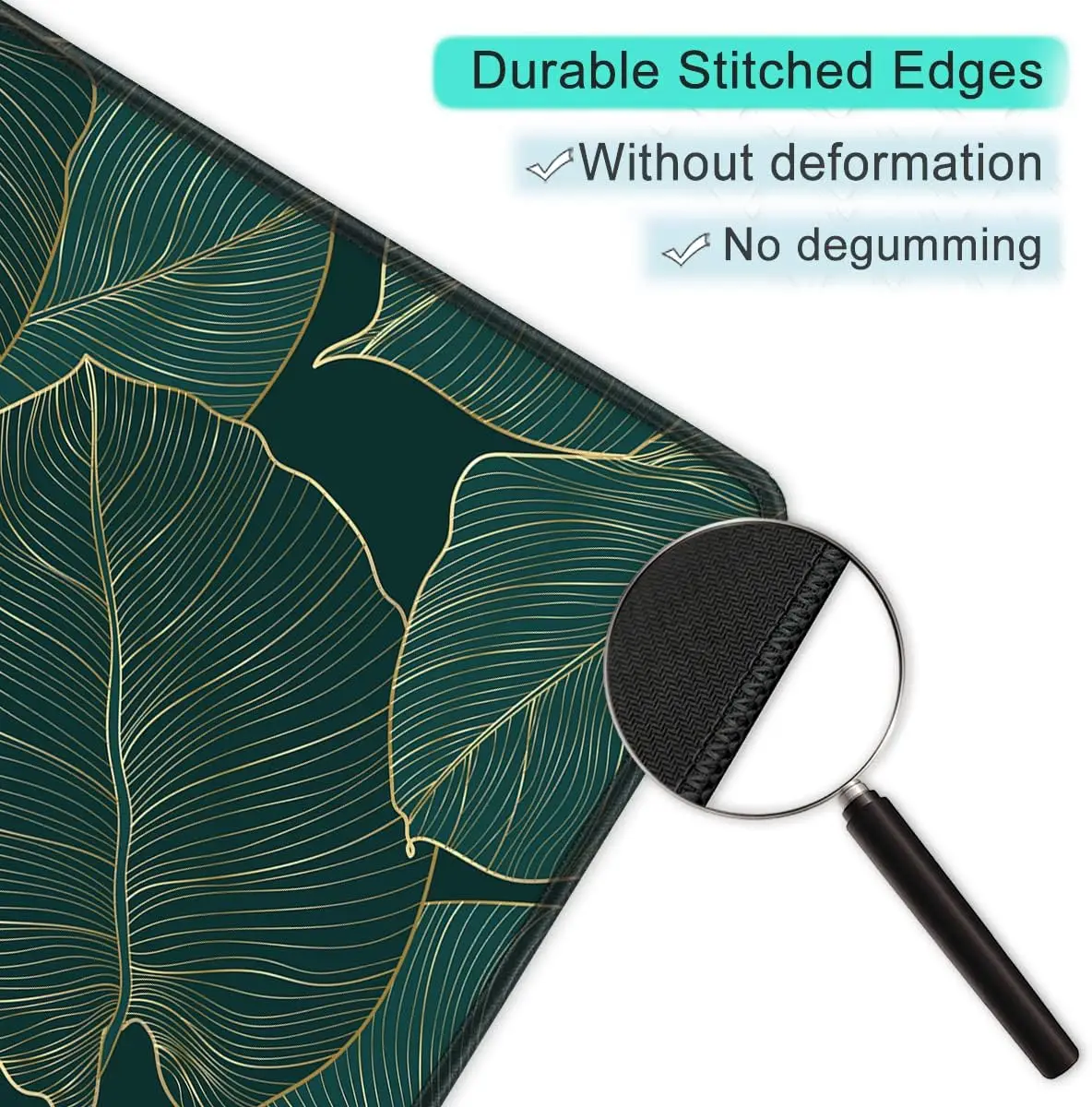 PC Small Keyboard Table Mats Mouse Pad Locking Edge Gabinete Mausepad Computer Mat Geometric Art Gaming Office Accessories Rug