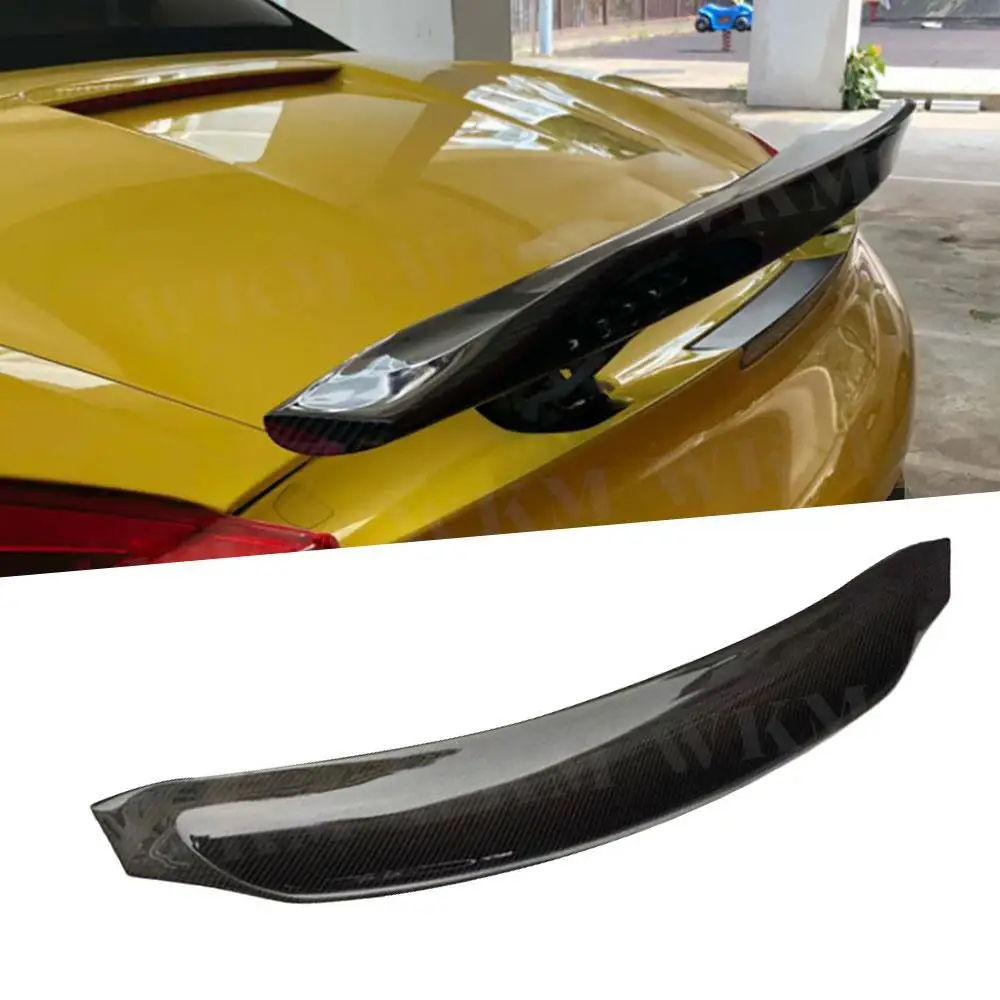 

Carbon Fiber Rear Spoiler Wings Fit for Porsche Boxster S GTS 981 GT4 2013-2016 FRP Rear boot spoiler Car Styling