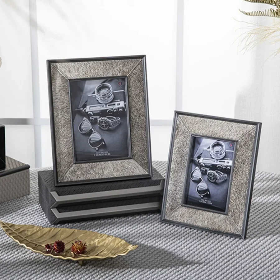 

Decoration Photo Frame Rectangle Offic Etable Metal Photo Frame Ornament Wedding Family Elegant Luxury Marco Fotos Home Decor