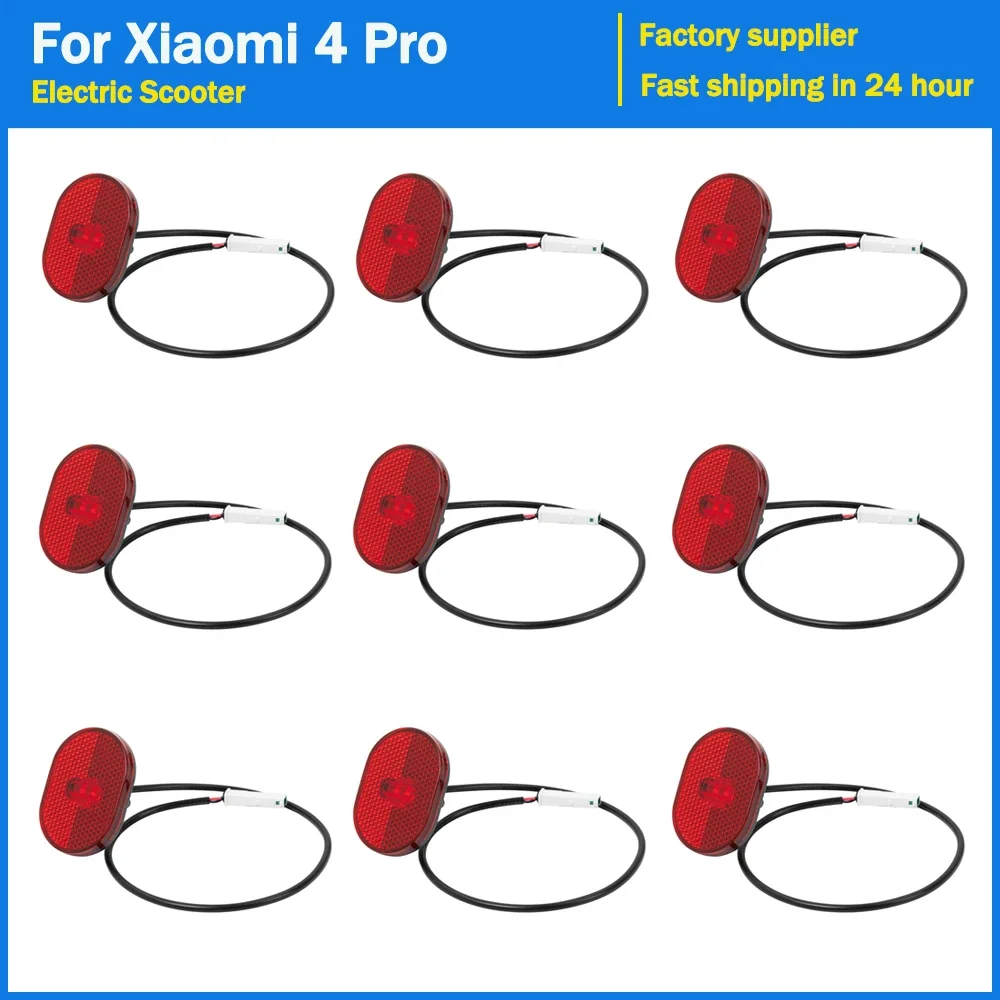 

10PCS Brake Stop Light for Xiaomi 4Pro Electric Scooter Safety Warning Taillight Fender LED Cable Lamp Stoplight Accessories