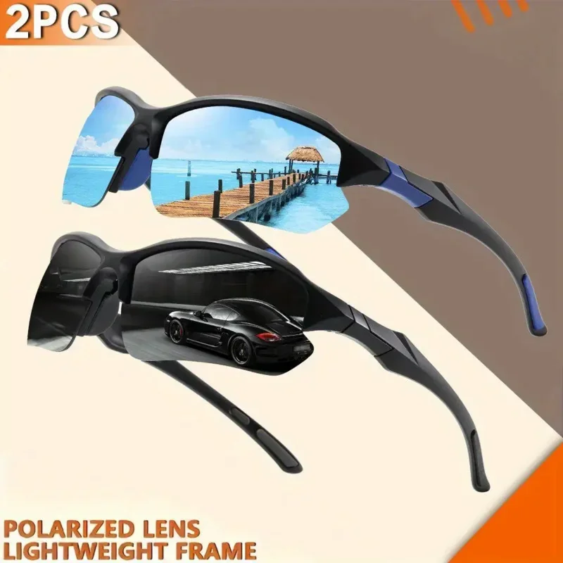 2 Pcs Of Cool Casual sunglasses For Party Wear, Can Be Worn With Exaggerated Outfits, Light And Comfortable sunglasses, Unisex