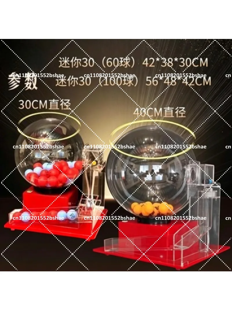 Mini 2-Color Lottery Draw Machine Portable Random Number Selector Game Tool