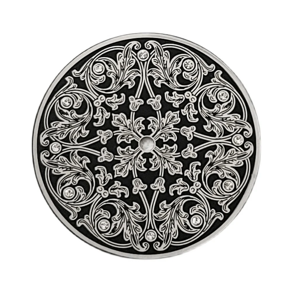 39mm Vintage Watch Dial for ETA 6497 Movement Replacement Engraved Flower Dial Mechanical Watch Face for ST3600 Movement