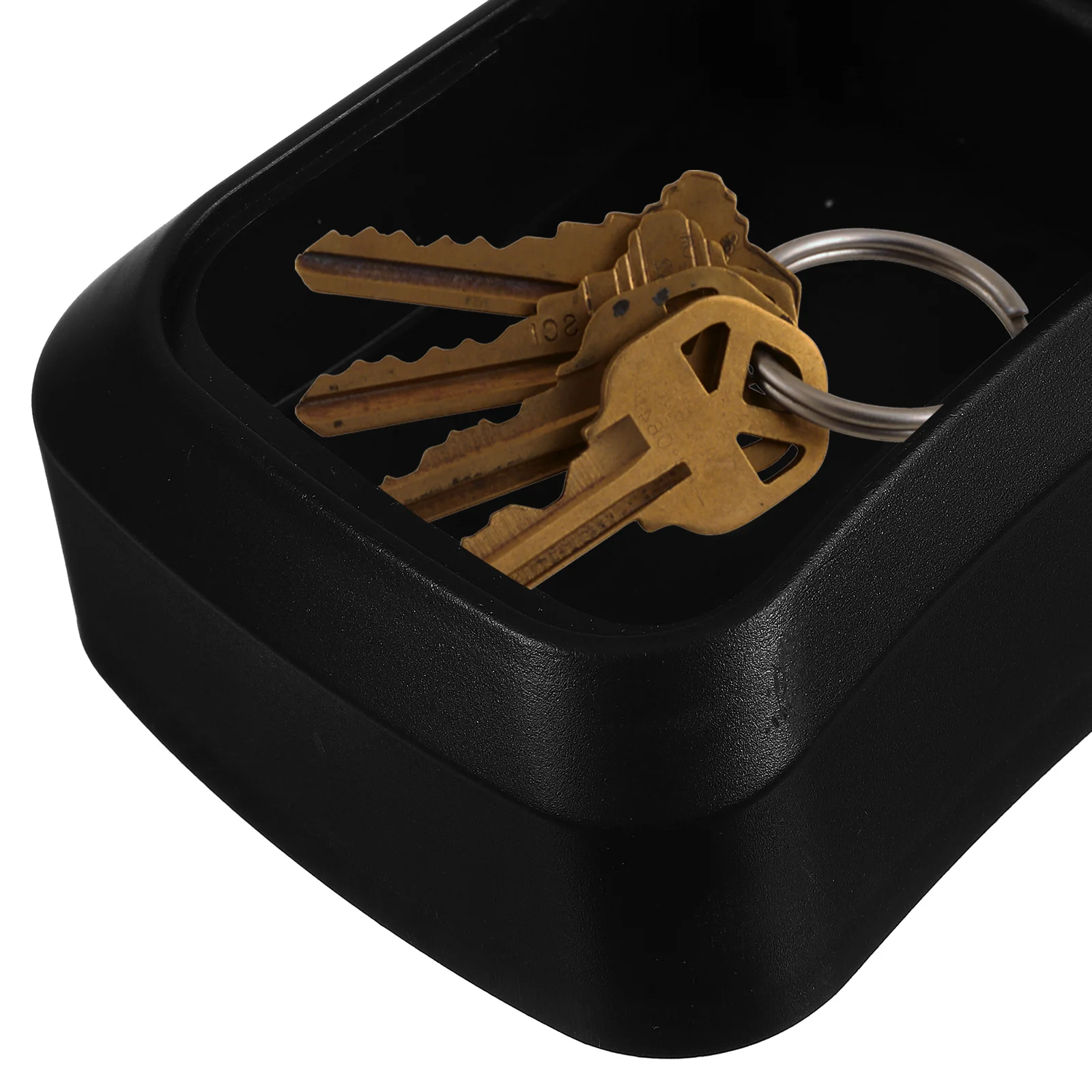 

1pc Portable Key Box Safe ABS Lockbox with Code for Wall Mount Hidden Holder 3 Combination Outdoor Door Security Boxes