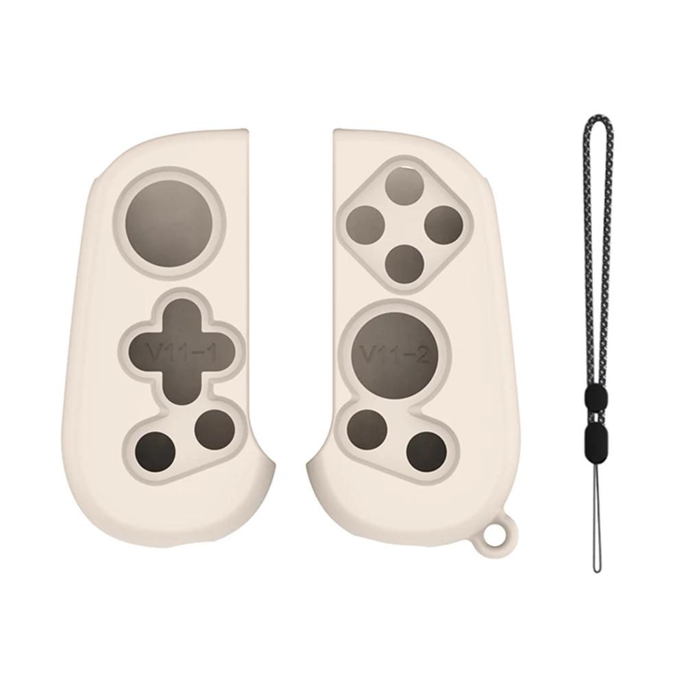 Silicone Grip Case Cover with Lanyard Hand Grip Cover Anti-Scratch Handle Cover for Backbone One Mobile Gaming Controller Handle