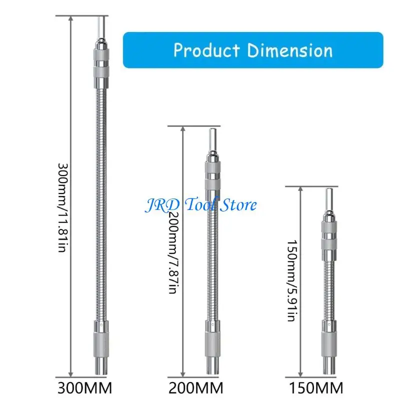 A2UD High Torques Alloy Steel Shafts Extenders 150mm 200mm 300mm Suitable for Power Tool Flexible Shafts for Complex Tasks
