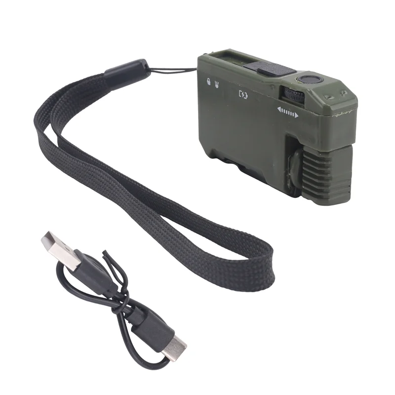 B62B-G5 Rechargeable EDC Flashlight, 400 Lumens, Magnetic Mini Pocket-Sized Led Light With 180° Rotation RGB Dual Light