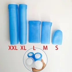 Couvercle à manches en Silicone S/M/L/XL/XXL, accessoires pour ventouse, Kit de serrage du pénis, protecteur de gland de remplacement pour prolongateur de pénis pompe a penis manchons manchon penis xxl elargissement