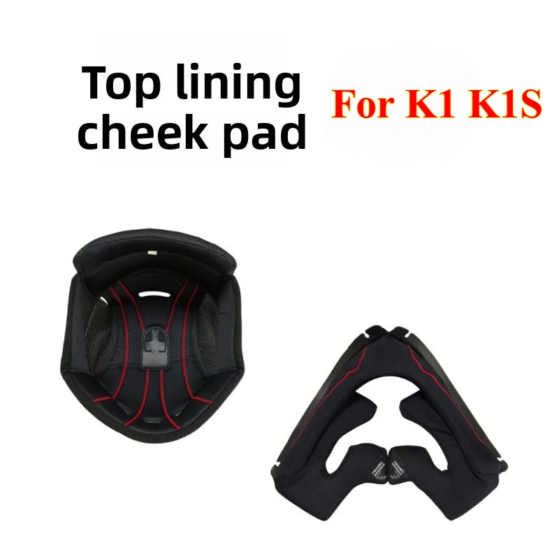 

1PCS for AGV K1 K1S Helmet Top Liner Cheek Pad Motorcycle Helmet Top Vent Capacete De Moto Parts Accessories