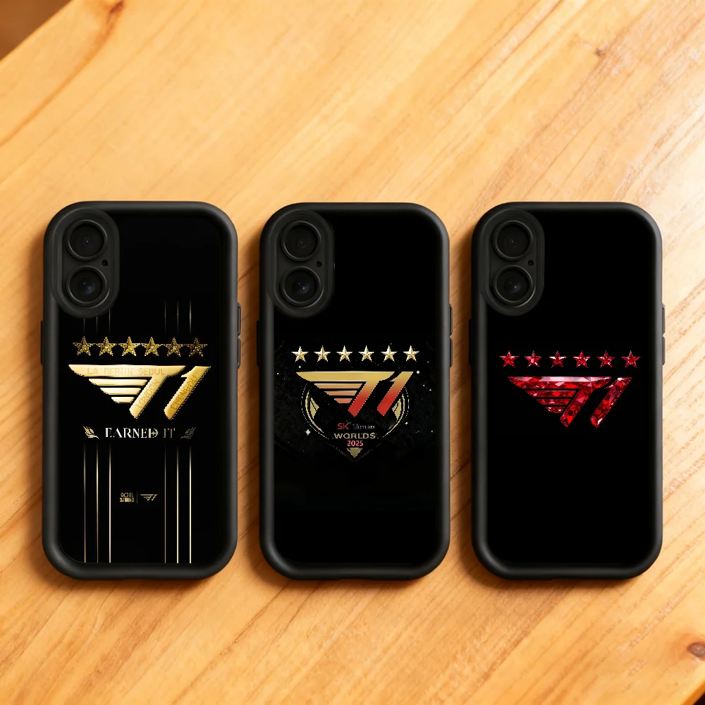Чехол для телефона Esports Team S-SKT T1 Faker для Samsung Galaxy S25 S24 S23 S22 A54 A16 Ultra Plus Fe Lens Protective Black Soft Shell
