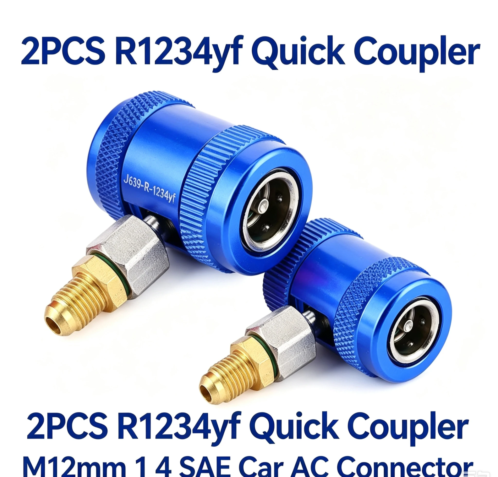 R1234yf Quick Connector High Low Side Manual Coupler Adapter With 1/4