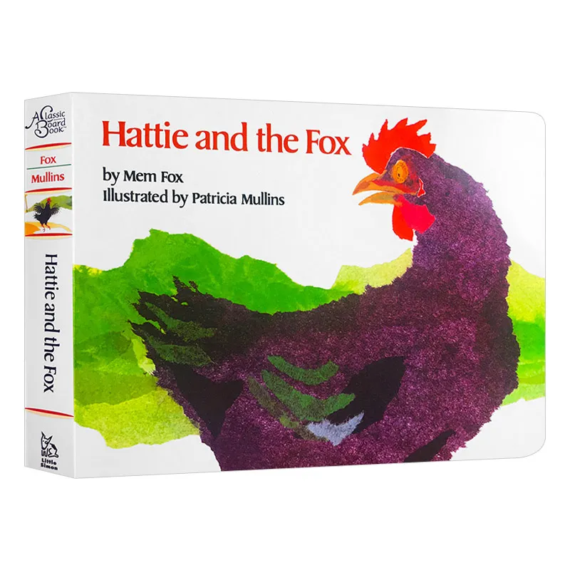 

Hattie and the Fox, Baby Children's books aged 1 2 3, English picture book, 9781481479295