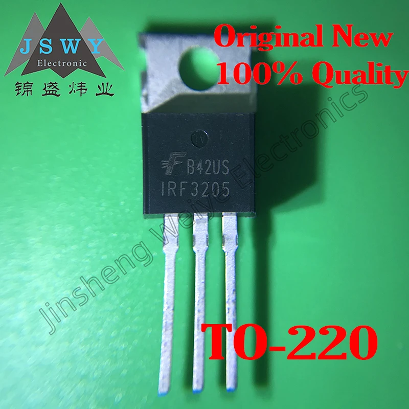 

10PCS IRF740PBF IRF1312PBF IRF1404PBF IRF1405PBF IRF1407PBF IRF2805PBF IRF3205PBF IRF3207PBF 100% new in-line TO220