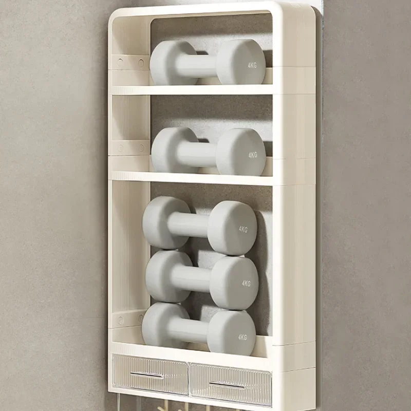 

Western kitchen seasoning rack wall-mounted room multi-function adjustment box salt hole sauce vinegar bottle work flavor tank