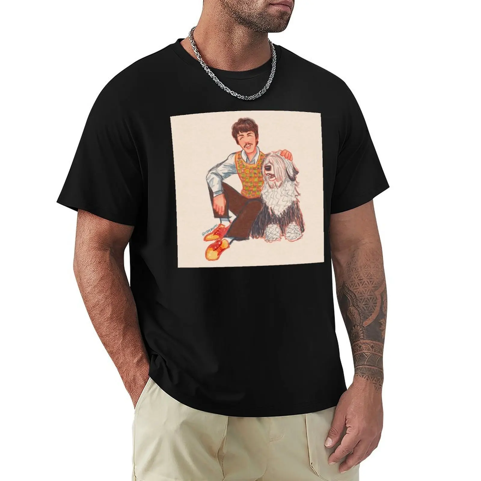 

Paul and Martha T-Shirt kawaii clothes Man t-shirt boys animal print mens t shirt