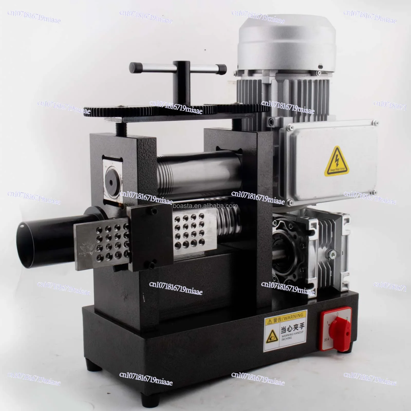 Professional Rolling Mill, with Brushed Plate, 750W 1HP Wire Rod Rolling Jewelry Making Equipment Machine