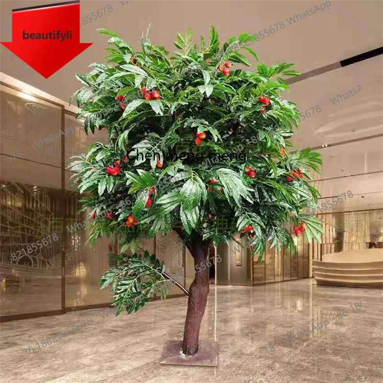 

M07 Simulation lemon orange fruit tree orange tree custom large decorative indoor floor fake tree