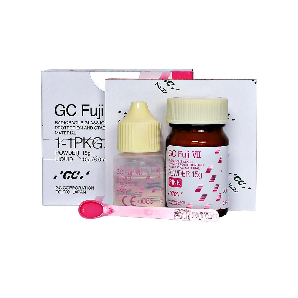 Gc Fuji 7 VII Fissure Sealant Dental Glass Cement Ionomer Roots Surface Protection Minimal Caries Restoration Sealing Dentistry