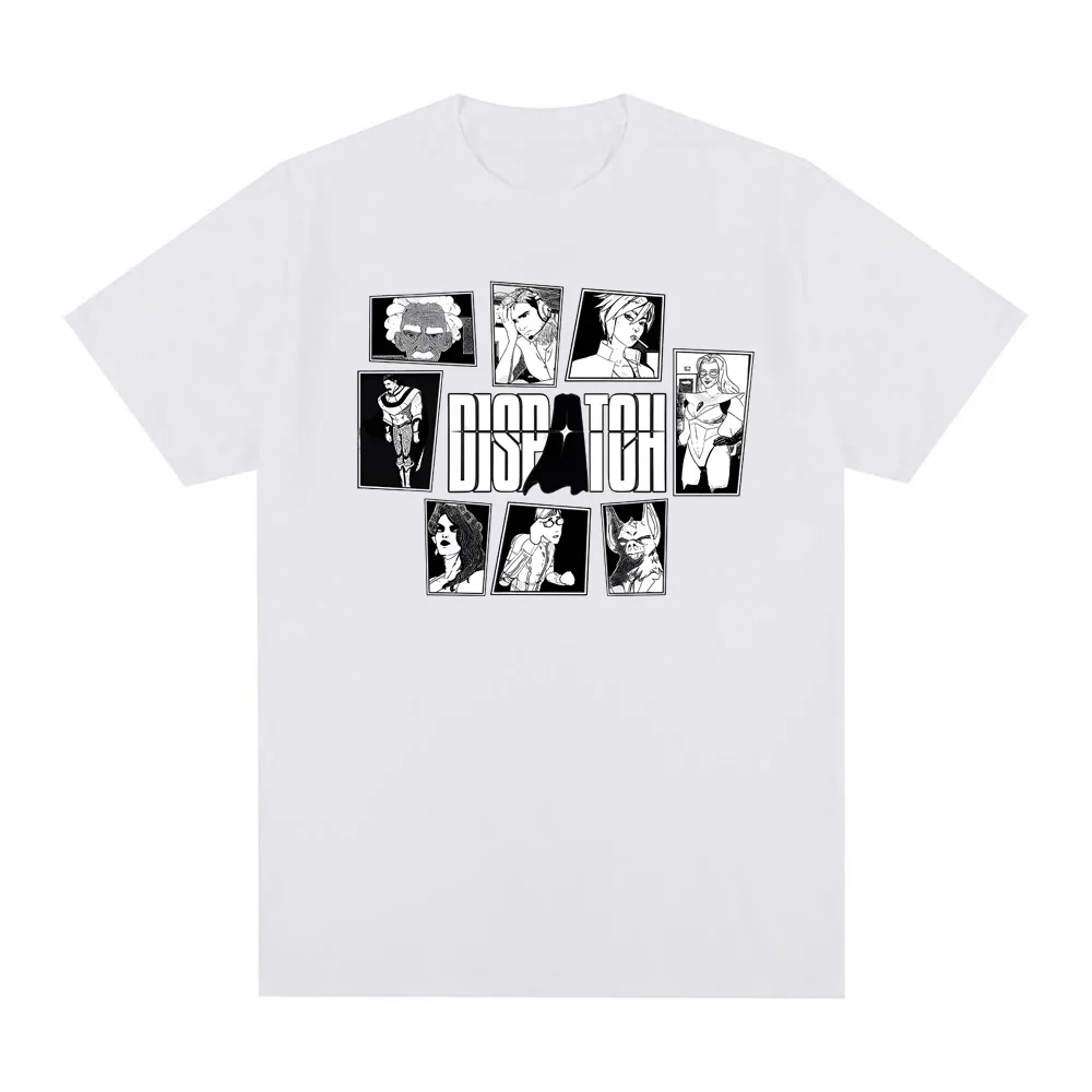 

Футболка Dispatch 2026 НОВАЯ футболка в стиле манга с принтом игры, 100% хлопок, удобные мягкие футболки высокого качества с круглым вырезом в стиле манга