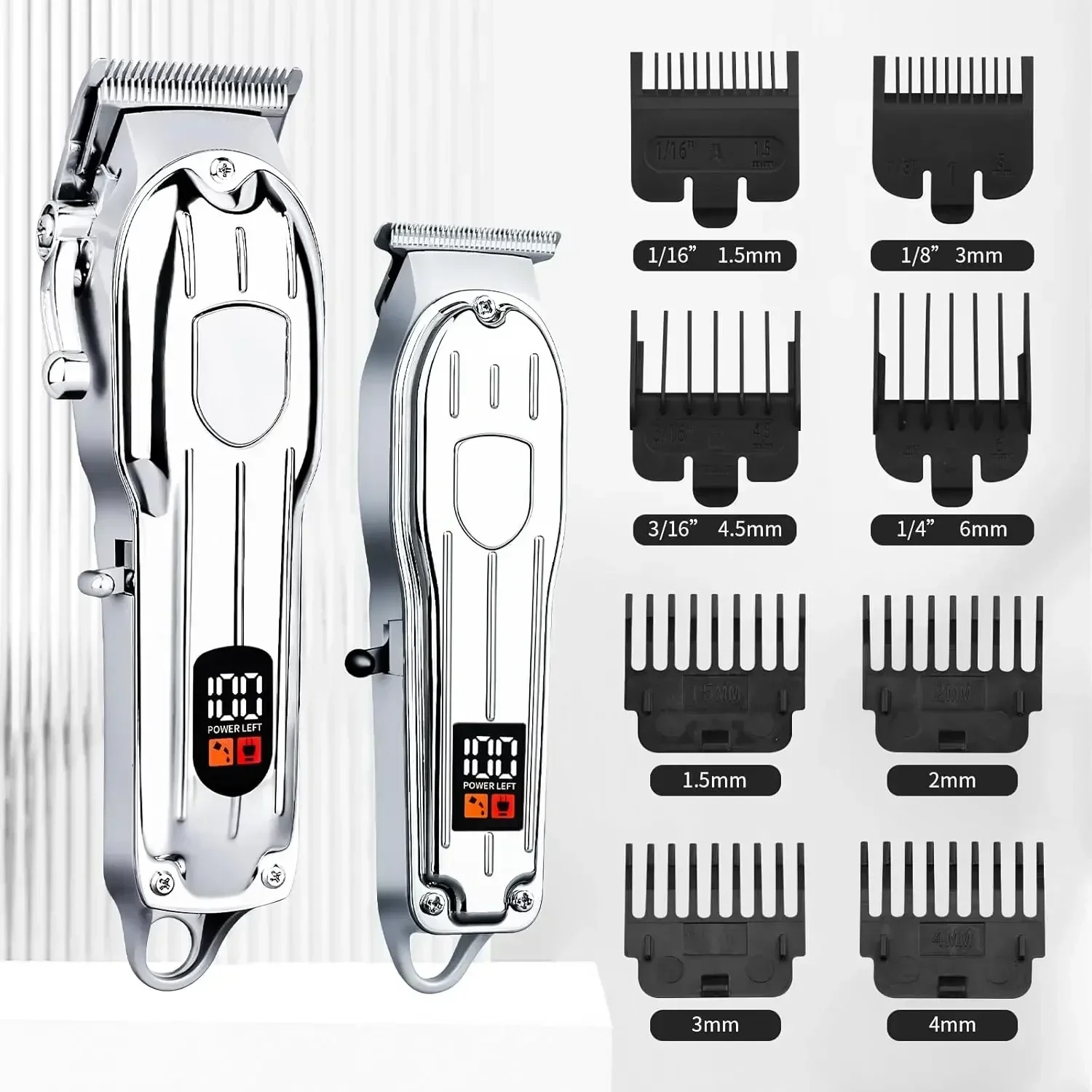 Haarschneidemaschine und Bartschneider für Männer, Professionelles Elektrisches Haarschneideset, Kabelloser Haarschneider für die Familie, Geschenke für Männer – Detail 4