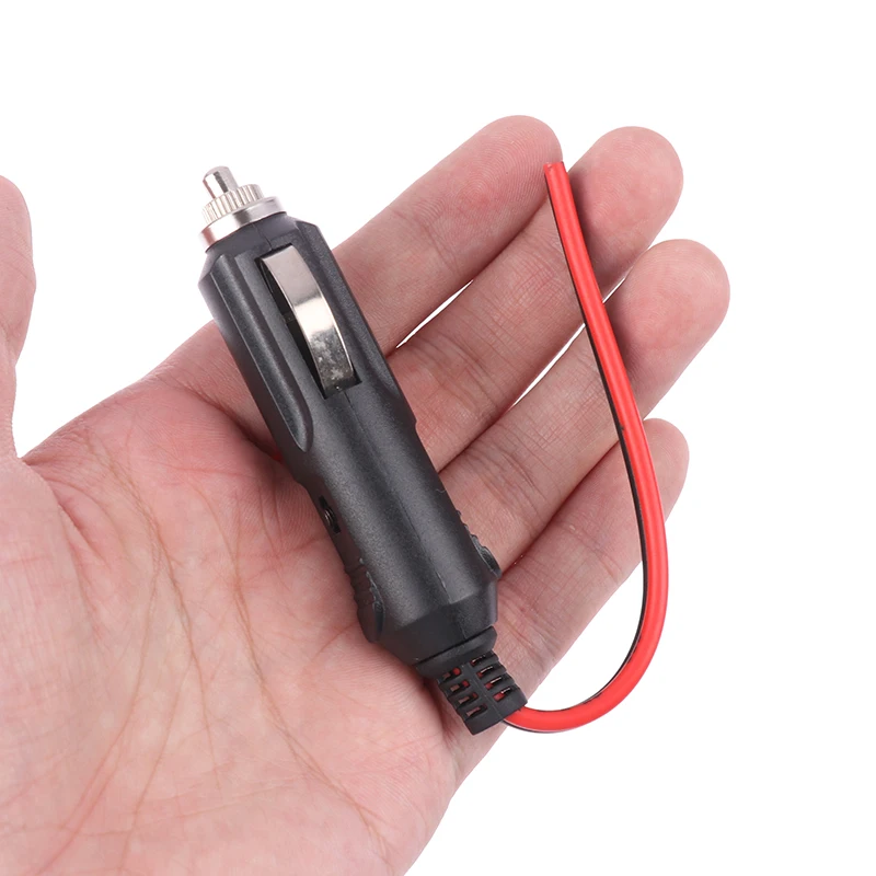 Wysokiej jakości 1PC drut miedziany o dużej mocy 16AGW 12V 24V Auto 20A męski samochodowy adapter gniazda LED do zapalniczki samochodowej