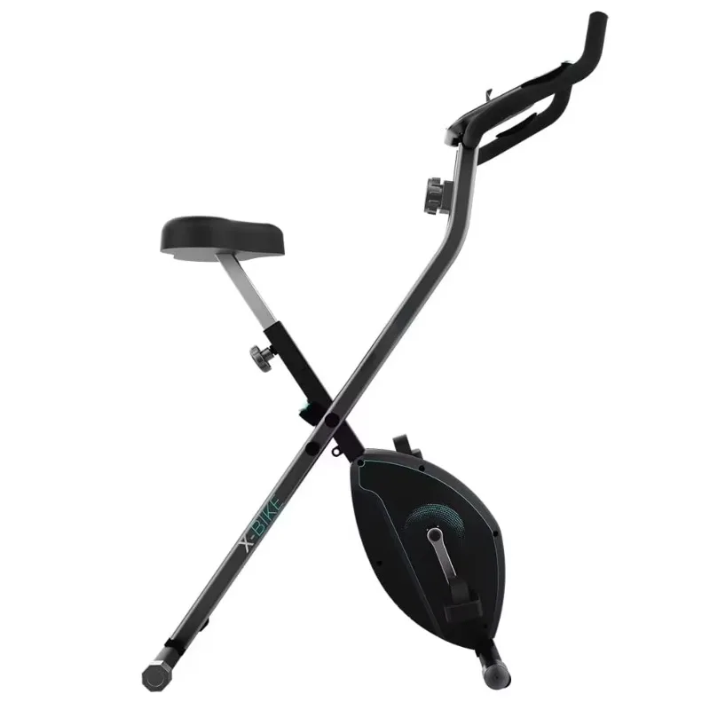 

Cardio Exercise Foldable Elliptical Trainer - Self-Generated Elliptical Bike Fitness Equipment for Eco-Friendly Training