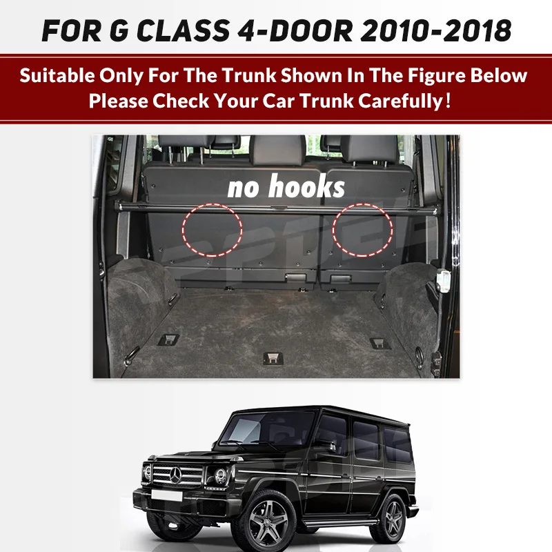 Full Coverage Trunk Mat For Mercedes Benz G Class W463 2010-2018 17 16 15 14 13 12 Car Cover Pad Interior Protector Accessories