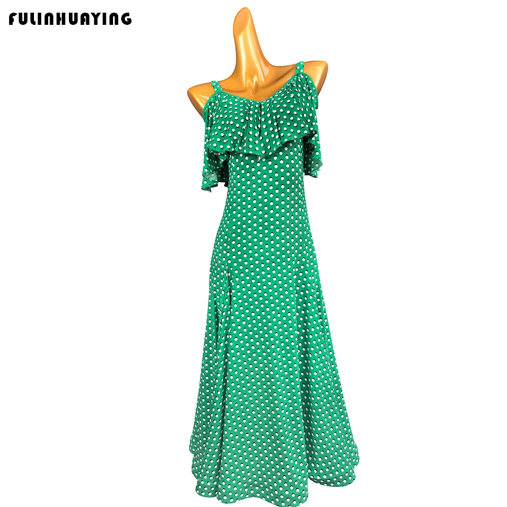 

2026 Modern Dance Practice Outfit Sexy Strapless Competition Ballroom Dress Women's Waltz Dress Ballroom Dance Dress Standard Evening Dress